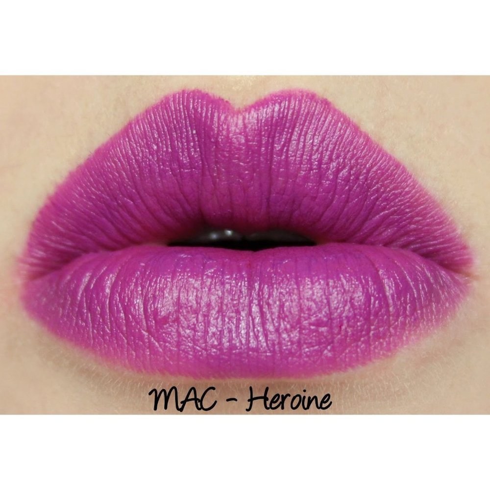 Last One! NIB MAC Matte Lipstick HEROINE Iipstick - Picture 6 of 9